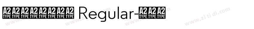 桃子味汽水的心动 Regular字体转换